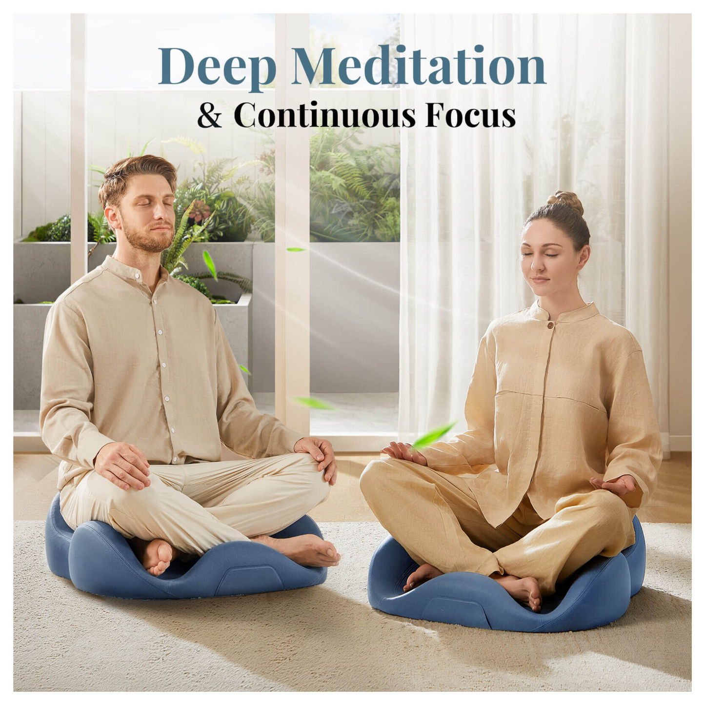 a Bliss Meditation Cushion - No More Numb Legs