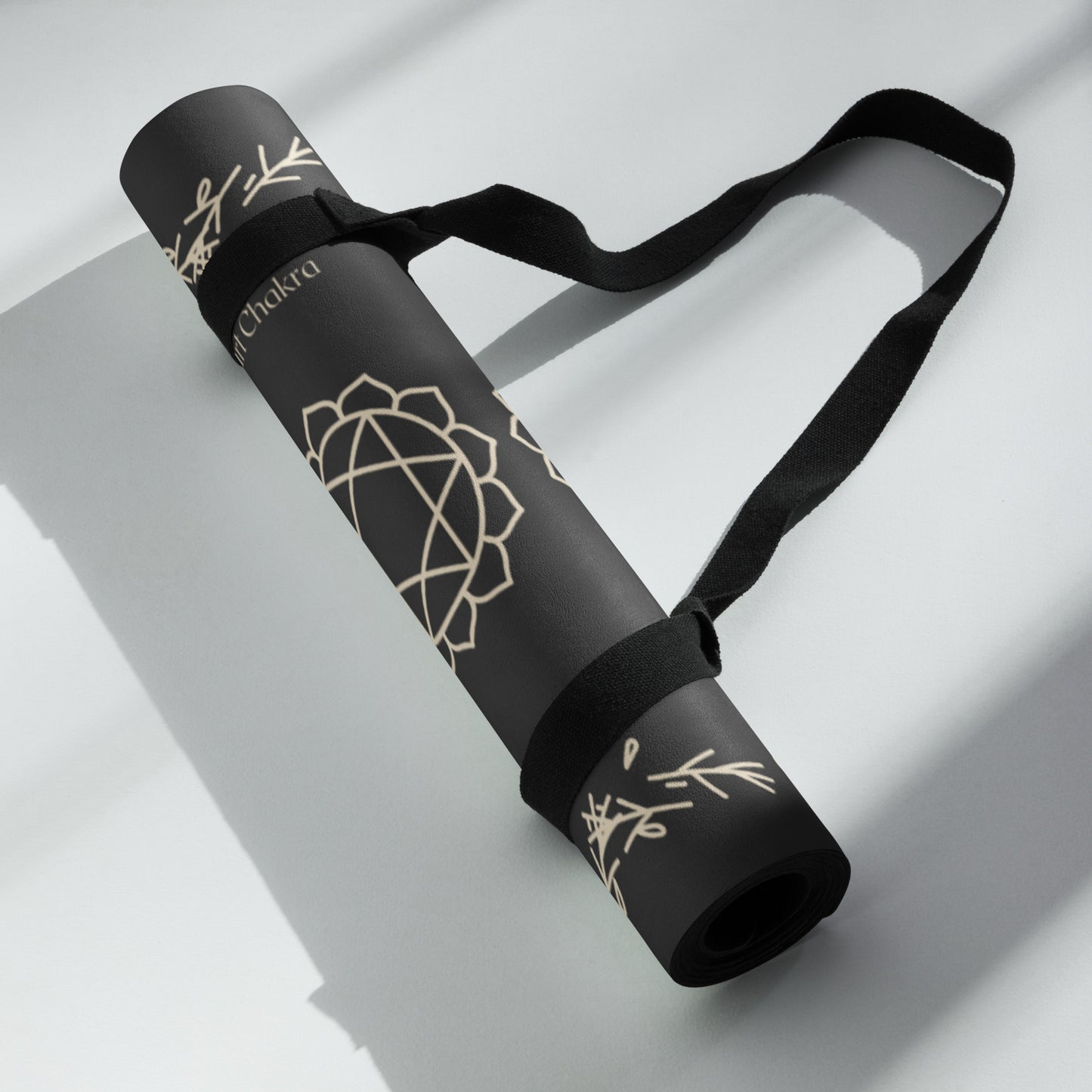 Yoga mat with Chakra Imprint